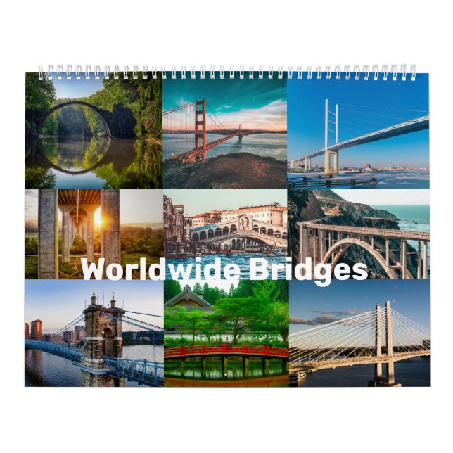 Majestic Bridges Calendar 2021 Home/Office Wall (Cover)