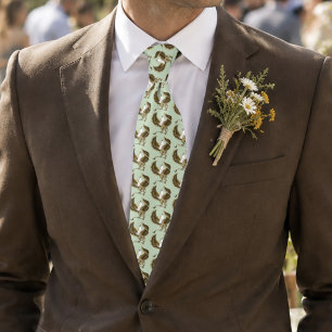 Majestic Brown Fantasy Griffin Mythical Gryphon Tie