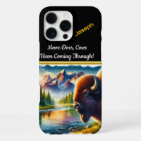 Majestic Buffalo by a Serene Mountain River