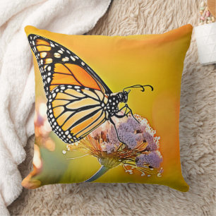Majestic Butterfly Close Up Design Cushion