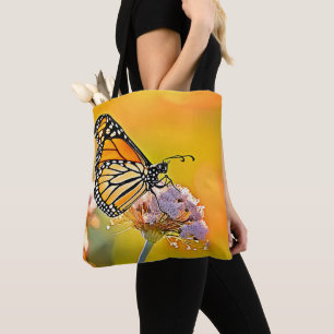 Majestic Butterfly Close Up Design Tote Bag
