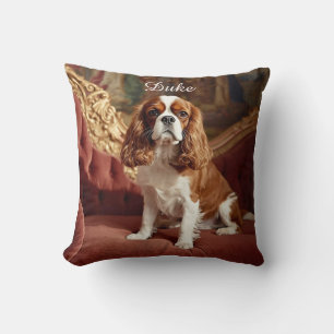 Majestic Cavalier King Charles Personalised Cushion
