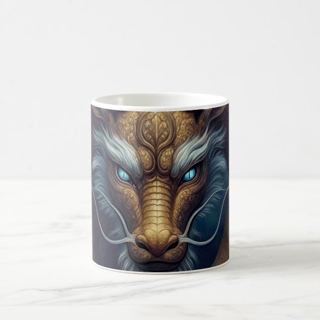 Majestic Celestial Dragon Coffee Mug (Center)