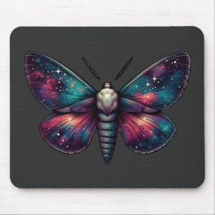 Majestic Celestial Moth - Space Mystic Mouse Mat