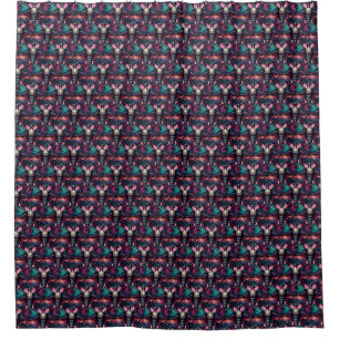 Majestic Celestial Moth - Space Mystic Shower Curtain