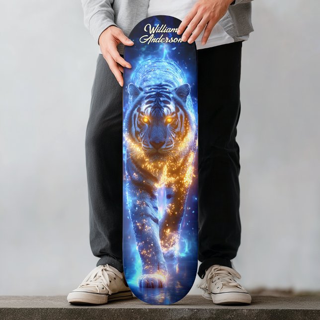 Majestic Celestial Tiger  Skateboard (Majestic Celestial Tiger Skateboard)