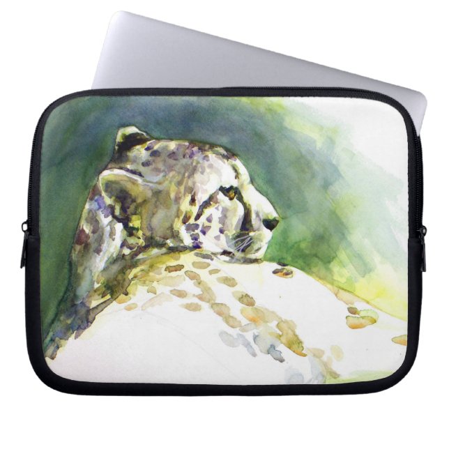 Majestic Cheetah Electronics Bag (Front)