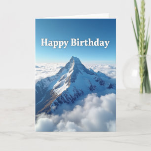 Majestic Cloud Peak Card
