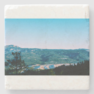 Majestic Colorado Skyline Stone Coaster