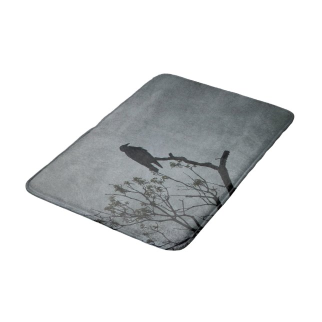 Majestic Crow Bath Mat (Angled)