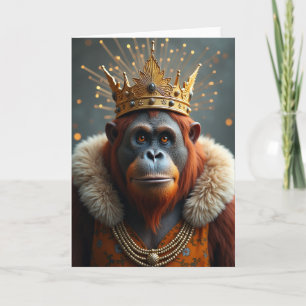 Majestic Crown Birthday Card