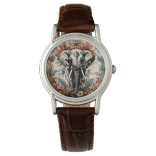 Majestic Decorated Elephant Wildlife Watch