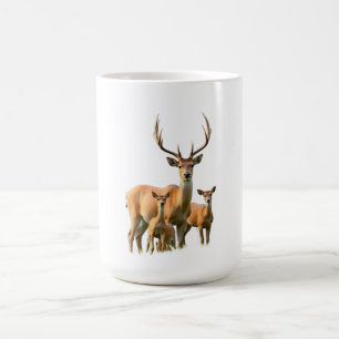 Majestic Deer Family Forest Nature Women's T-Shirt Coffee Mug