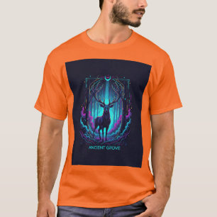 Majestic Deer Glow Tee" T-Shirt