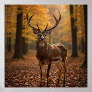 Majestic Deer Poster