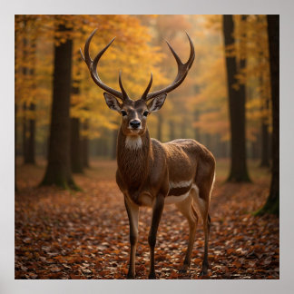 Majestic Deer Poster
