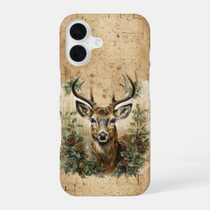 Majestic Deer with Horns Woodlands Nature iPhone 16 Case