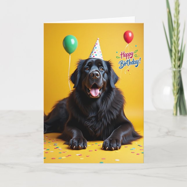 Majestic Dog Birthday Card (Front)