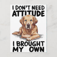 Majestic Dog With Defiant Message