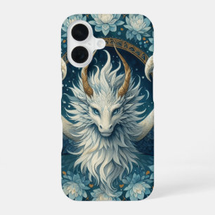 Majestic Dragon Mandala Floral iPhone 16 Case