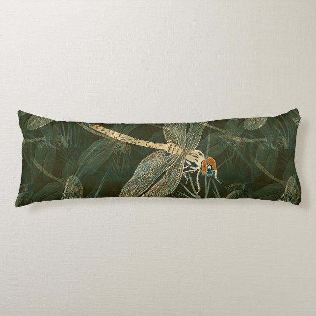 Majestic Dragonfly Pattern Body Cushion (Front)