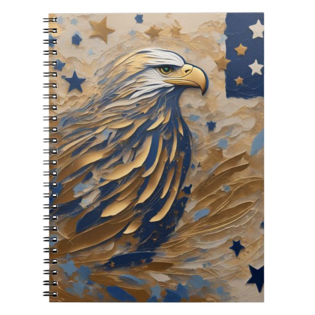 Majestic Eagle: Emblem of Heritage Notebook (Front)