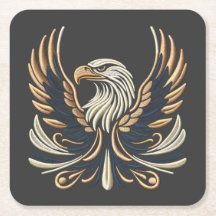 Majestic Eagle Embroidery Design