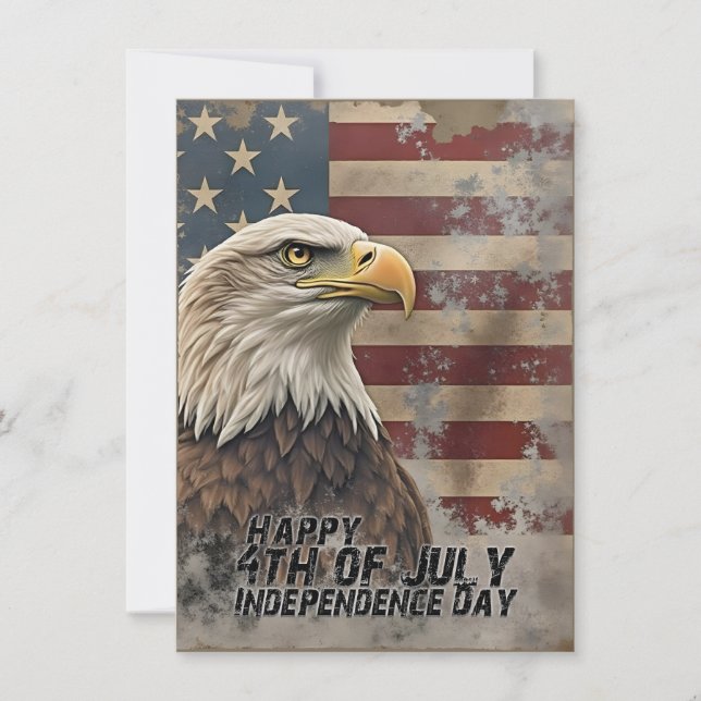 Majestic Eagle & Flag – Spirit of Freedom (Front)