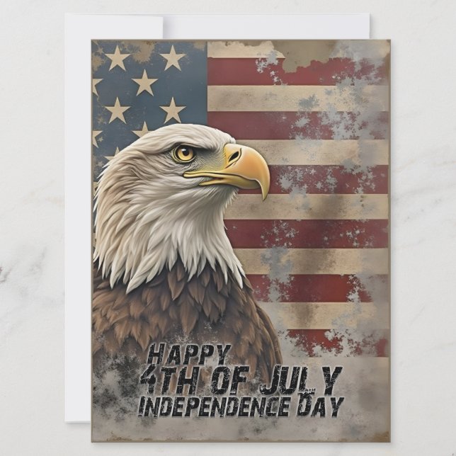 Majestic Eagle & Flag – Spirit of Freedom (Front)