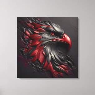 Majestic Eagle Gaze Canvas Print