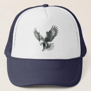 Majestic Eagle in Flight Trucker Hat