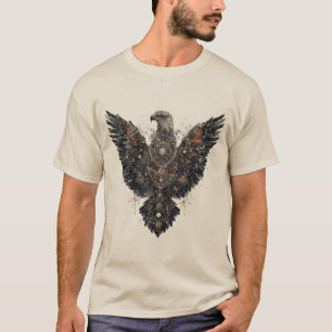 Majestic Eagle in Intricate Artistic Design T-Shirt