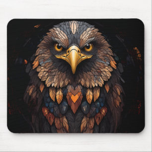 Majestic eagle Key Ring Mouse Mat