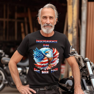 Majestic Eagle Patriotic Pride Independence Day T-Shirt