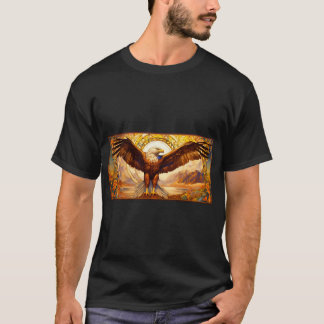 Majestic Eagle Print T-Shirt - Soar High in Style