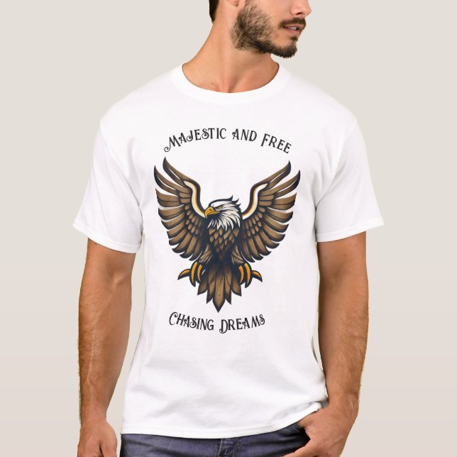 Majestic Eagle: Rise Above T-Shirt (Front)