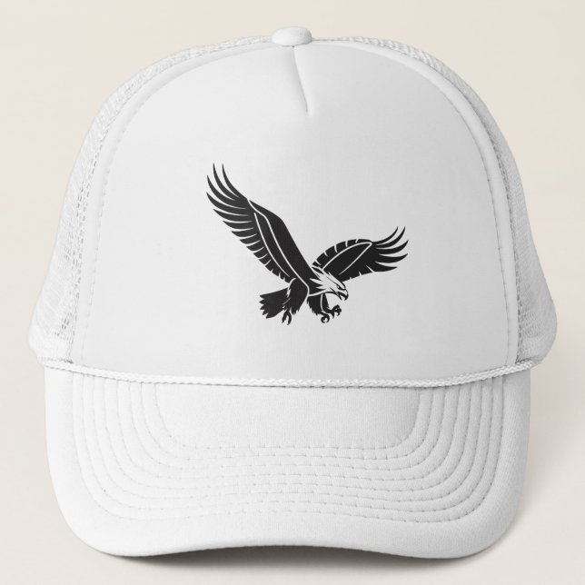 Majestic Eagle Snapback Trucker Trucker Hat (Front)