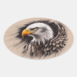 Majestic Eagle Sticker