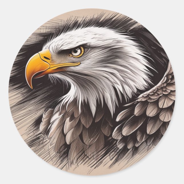 Majestic Eagle Sticker (Front)
