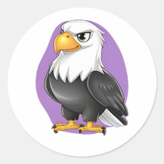 Majestic Eagle Sticker – Bold Cartoon For Kids