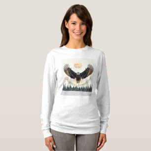 Majestic Eagle Symmetry Long Sleeve T-Shirt