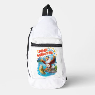 Majestic Eagles Aquatic Feast Sling Bag