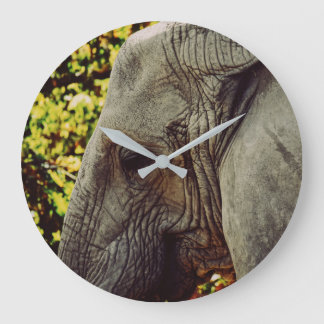 Majestic Elephant Large Clock