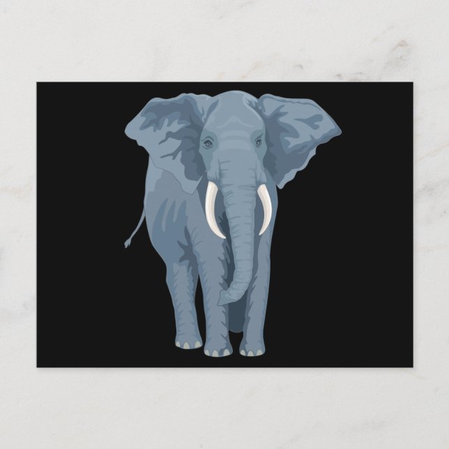 Majestic Elephant Postcard (Front)