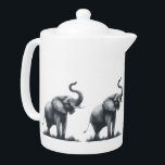 Majestic Elephant with Raised Trunk<br><div class="desc">Celebrate the beauty and power of nature with this charming design featuring a majestic elephant with its trunk raised high—a universal symbol of strength, wisdom, and good luck. Whether you love elephants, enjoy wildlife art, or simply want to add a positive vibe to your space, this uplifting design is perfect...</div>