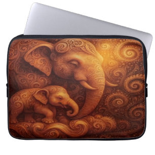 Majestic Elephants Laptop Sleeve