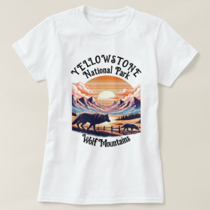 Majestic Emblem of Yellowstone National Park T-Shirt
