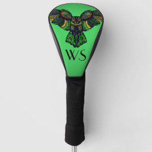 Majestic Emerald Owl Golf Head Cover
