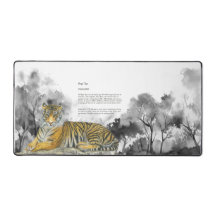 Majestic Endangered Bengal Tiger Watercolours