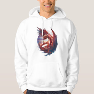 Majestic Fire Dragon - Epic Fantasy Hoodie